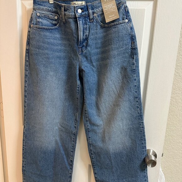 NWT Madewell Petite Perfect Vintage Wide Leg Jean in Enmor Size 28 Petite - Picture 2 of 5